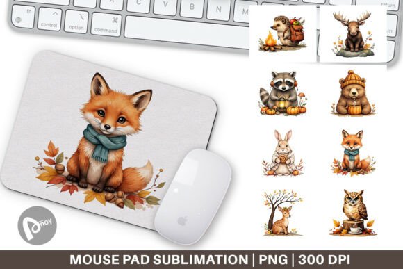 How the Mouse Pad Snuggly Fall Critters Design Compares to Other Desk Pad Options