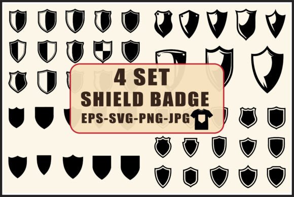 Modern Vintage Shield Badge SVG Bundle: Badge Design That Works Across Every Project