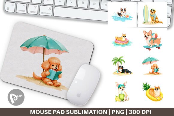 Summer Dog Day Mouse Pad: A Playful Desk Upgrade