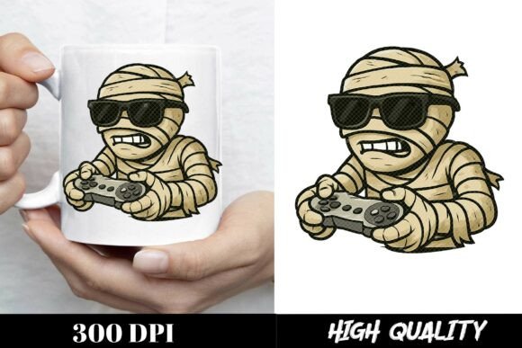 Why Seasonally Themed Gaming Designs Like the Funny Mummy Gamer Halloween Controller Are Winning the Print-on-Demand Market